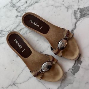 Vintage Prada slides